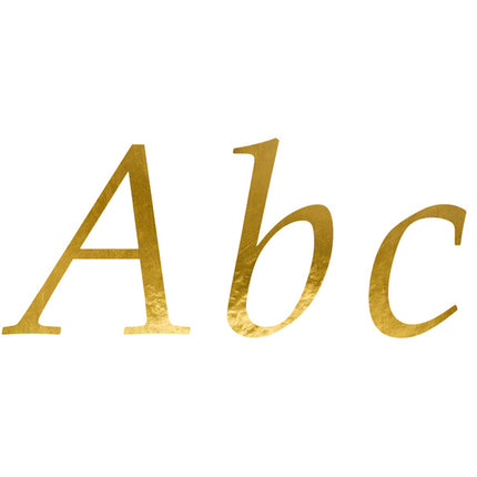 Feestbazaar Letter Stickers Goud