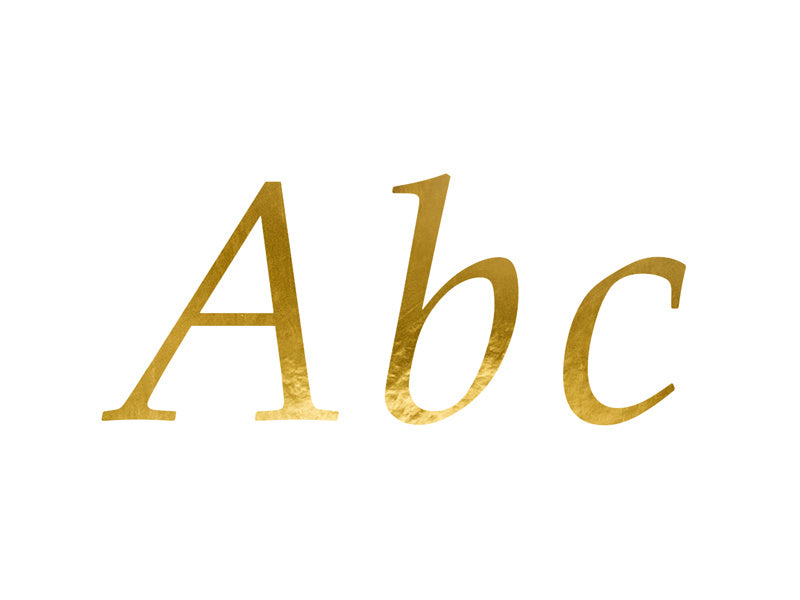 Feestbazaar Letter Stickers Goud