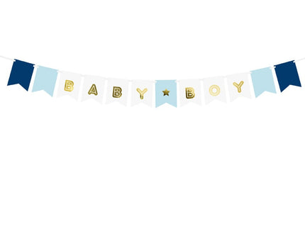 Feestbazaar Letterslinger Baby Boy 250cm