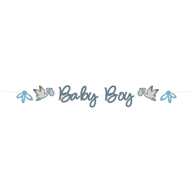 Feestbazaar Letterslinger Baby Boy Blooming (2m)