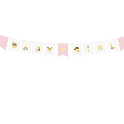 Feestbazaar Letterslinger Baby Girl 250cm