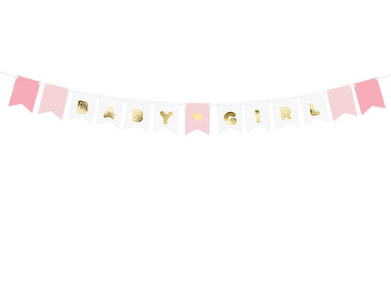Feestbazaar Letterslinger Baby Girl 250cm