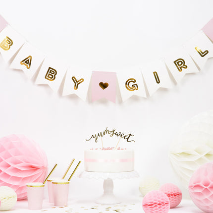 Feestbazaar Letterslinger Baby Girl 250cm