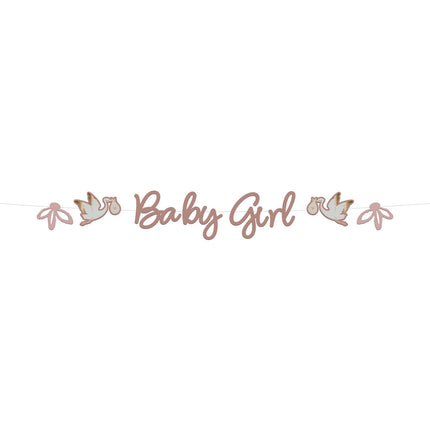 Feestbazaar Letterslinger Baby Girl Blooming (2m)