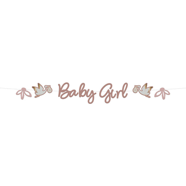 Feestbazaar Letterslinger Baby Girl Blooming (2m)