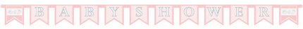 Feestbazaar Letterslinger Babyshower meisje