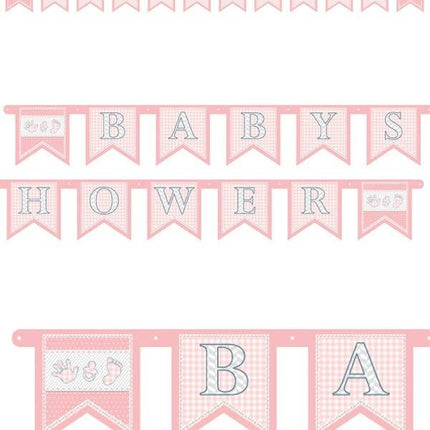 Feestbazaar Letterslinger Babyshower meisje