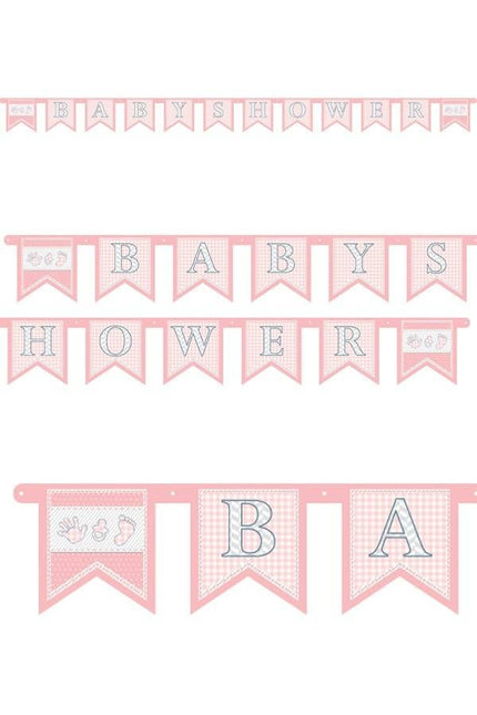 Feestbazaar Letterslinger Babyshower meisje