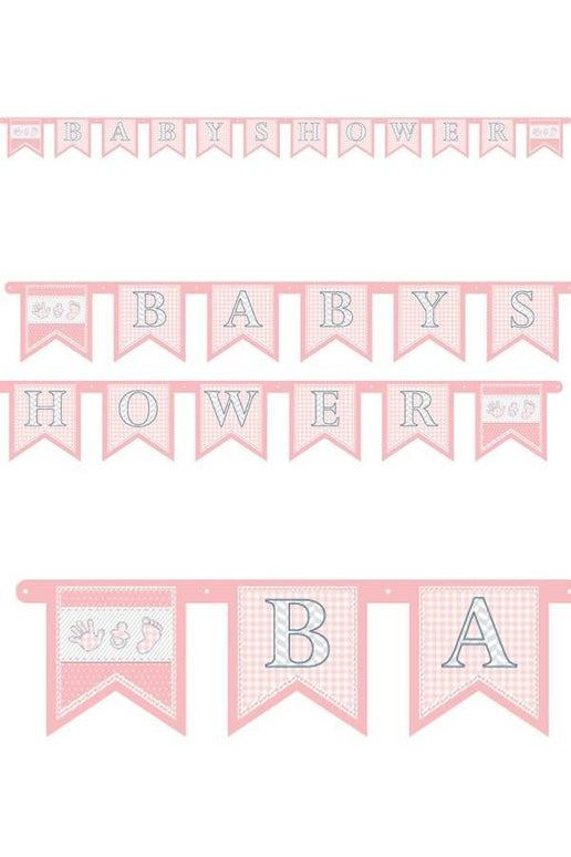 Feestbazaar Letterslinger Babyshower meisje