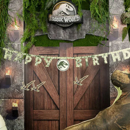 Feestbazaar Letterslinger 'Happy Birthday' Jurassic World