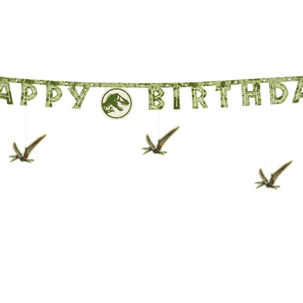 Feestbazaar Letterslinger 'Happy Birthday' Jurassic World
