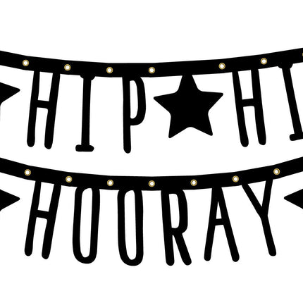 Feestbazaar Letterslinger Hip Hip Hooray
