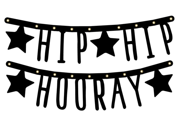 Feestbazaar Letterslinger Hip Hip Hooray