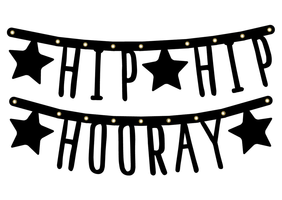 Feestbazaar Letterslinger Hip Hip Hooray