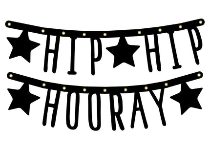 Feestbazaar Letterslinger Hip Hip Hooray