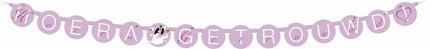 Feestbazaar Letterslinger hoera getrouwd