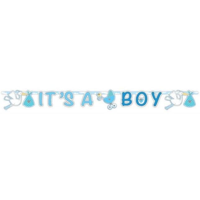 Feestbazaar Letterslinger It's a Boy geboorte jongen