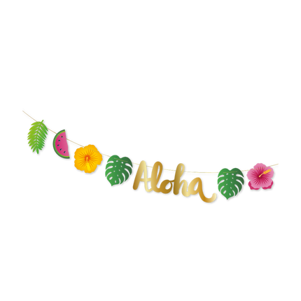 Feestbazaar Letterslinger Tropical 'Aloha' (2m)