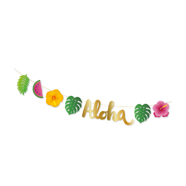 Feestbazaar Letterslinger Tropical 'Aloha' (2m)
