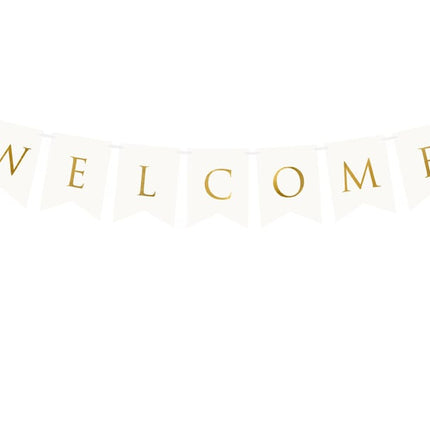 Feestbazaar Letterslinger 'Welcome' (2,5m)