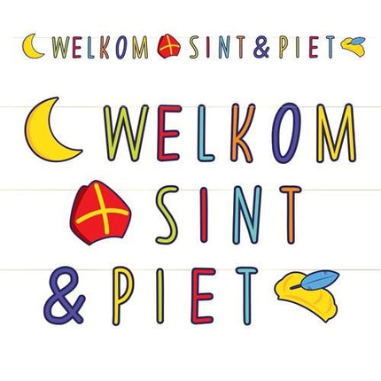 Feestbazaar Letterslinger "Welkom Sint & Piet"
