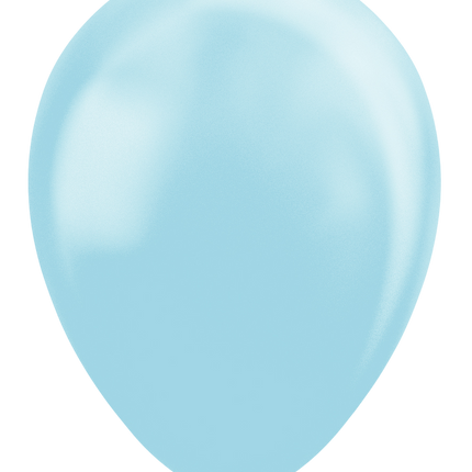 Feestbazaar Licht Blauw Macaron Ballonnen (50st)