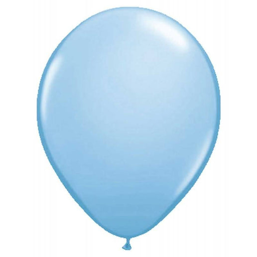 Feestbazaar Lichtblauwe Metallic Ballonnen 10 stuks
