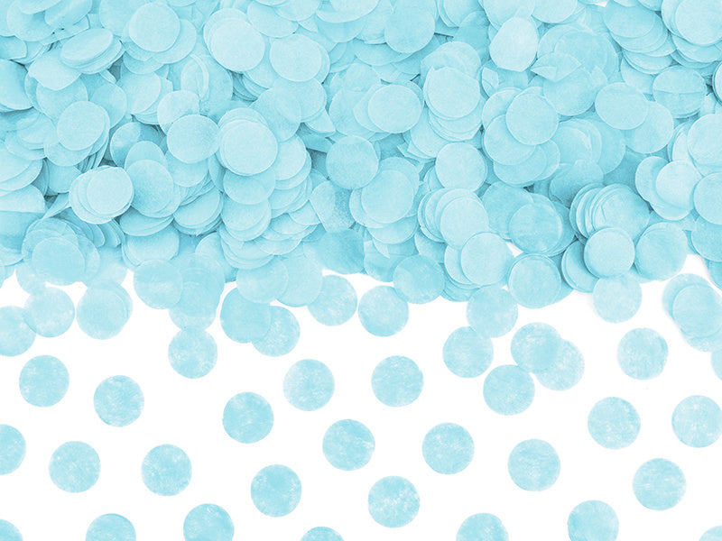 Feestbazaar Lichtblauwe Sky blue Confetti 15gr