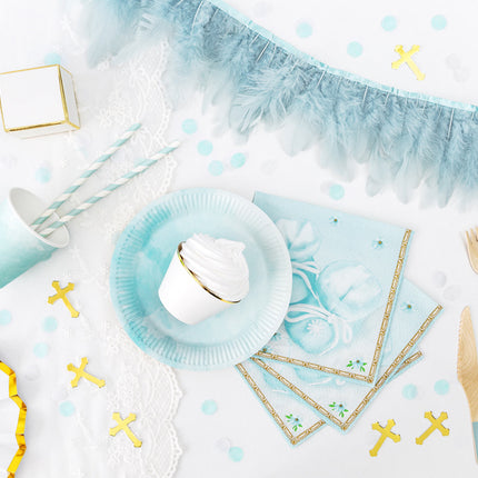 Feestbazaar Lichtblauwe Sky blue Confetti 15gr