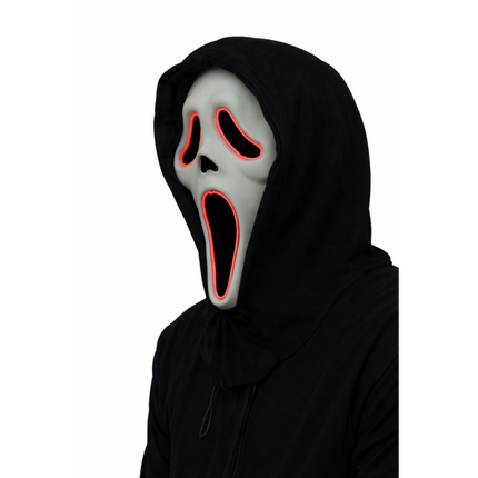 Feestbazaar Lichtgevend Ghost Face® Masker