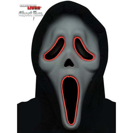 Feestbazaar Lichtgevend Ghost Face® Masker