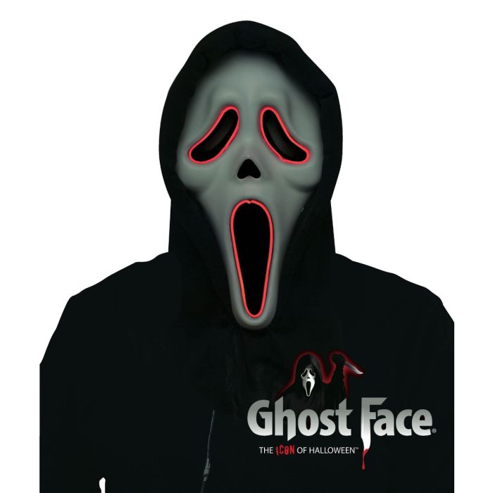 Feestbazaar Lichtgevend Ghost Face® Masker
