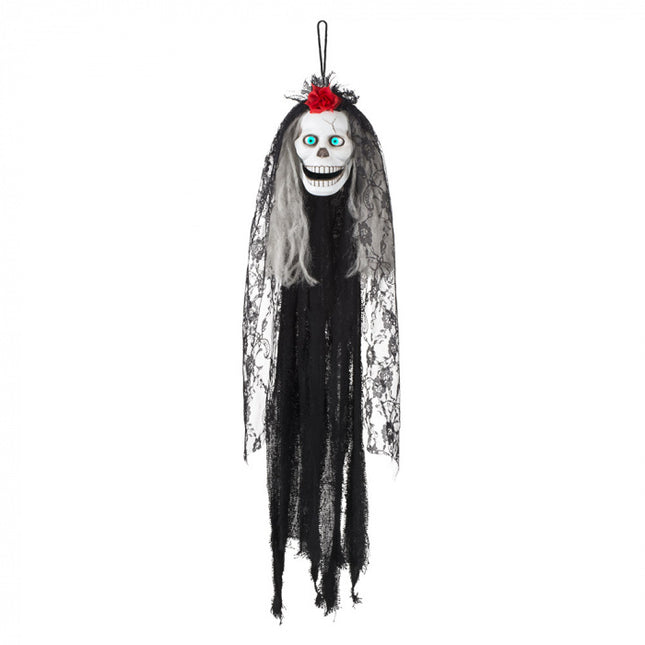 Feestbazaar Lichtgevende Hangdecoratie Schedel Day Of The Dead