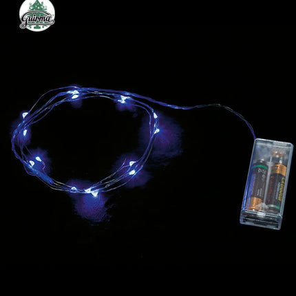 Feestbazaar Lichtslinger Blauw LED (1m; 10 leds)