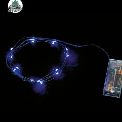 Feestbazaar Lichtslinger Blauw LED (2m; 20 leds)
