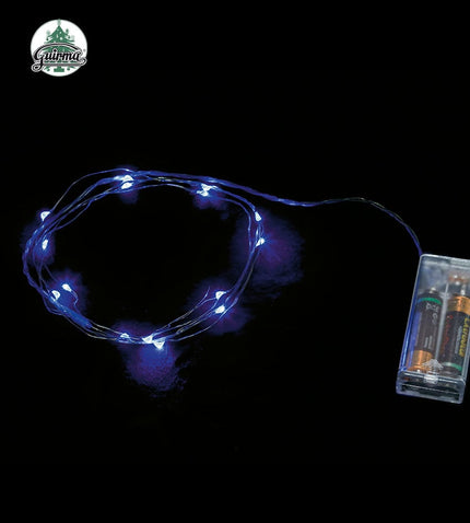 Feestbazaar Lichtslinger Blauw LED (2m; 20 leds)