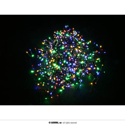 Feestbazaar Lichtslinger Groot Gekleurd LED (7,15m; 144 leds)