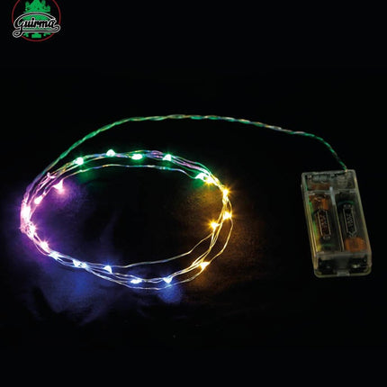 Feestbazaar Lichtslinger Multikleur LED (1,5m; 15 leds)