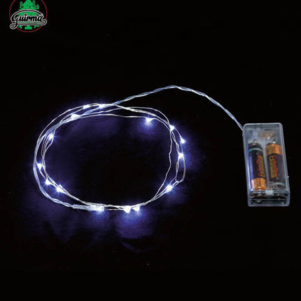 Feestbazaar Lichtslinger Wit LED (1m, 10 leds)