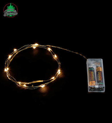 Feestbazaar Lichtslinger Wit Warm LED (2m; 20 leds)