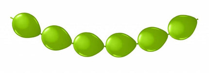 Feestbazaar Lime groene Knoopballonnen - 3 meter