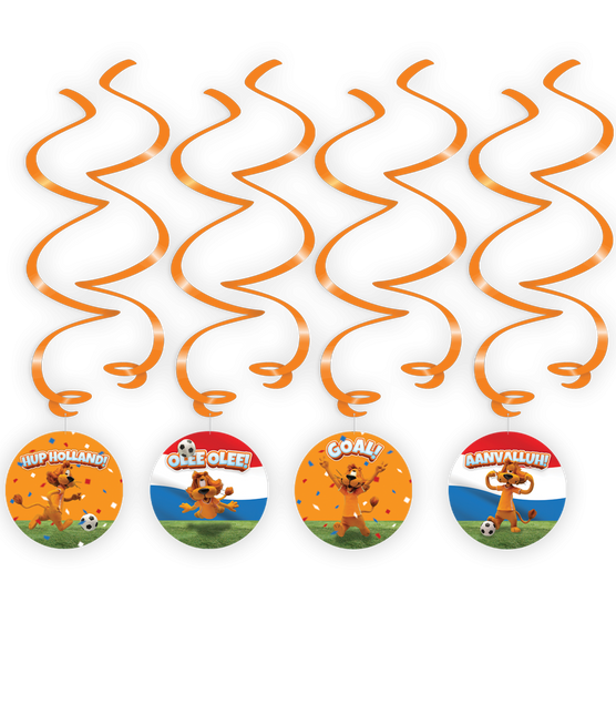 Feestbazaar Loeki De Leeuw Swirls WK/EK (8st)