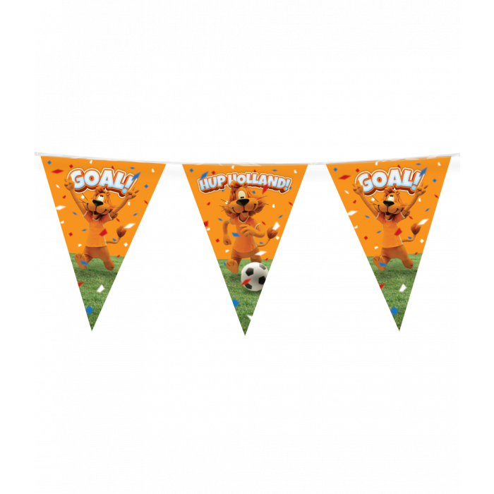 Feestbazaar Loeki de Leeuw Vlaggenlijn oranje WK/EK (10m)