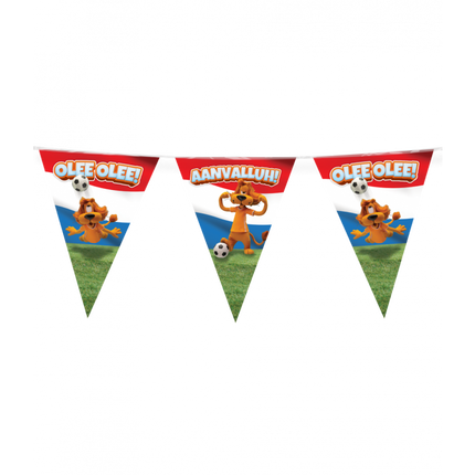 Feestbazaar Loeki de Leeuw Vlaggenlijn Rood/Wit/Blauw WK/EK (10m)