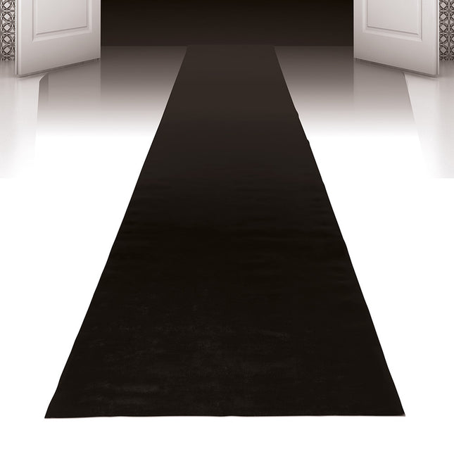 Feestbazaar Loper Zwart (450x60cm)