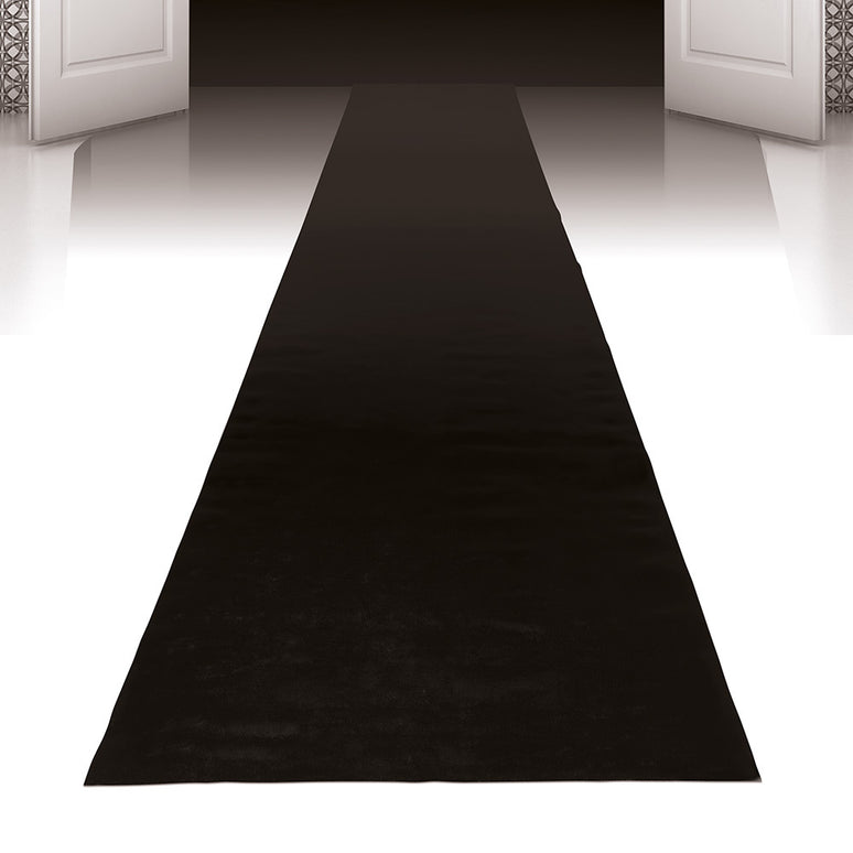 Feestbazaar Loper Zwart (450x60cm)