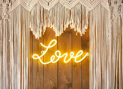 Feestbazaar Love Neon Wit LED Verlichting (61cm)