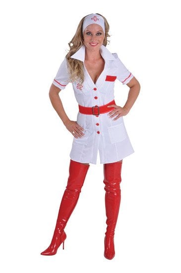 Feestbazaar Love nurse kostuum
