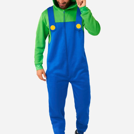 Feestbazaar Luigi Onesie Volwassen