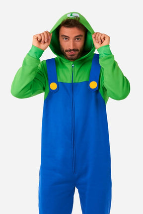 Feestbazaar Luigi Onesie Volwassen